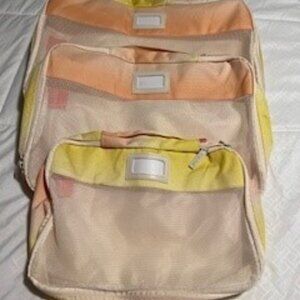 Calpak Cream and Yellow Storage & Organization